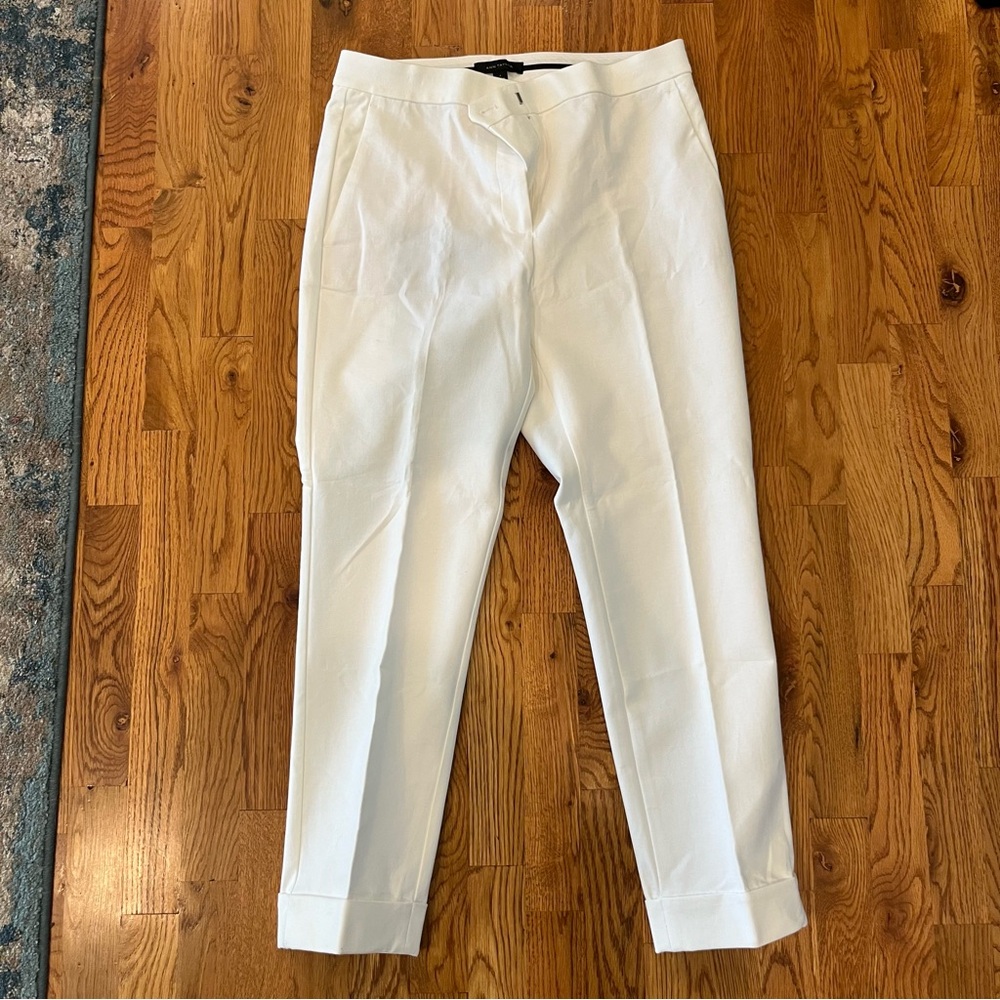 NWT Ann Taylor White Pants Size 6, With Pockets
